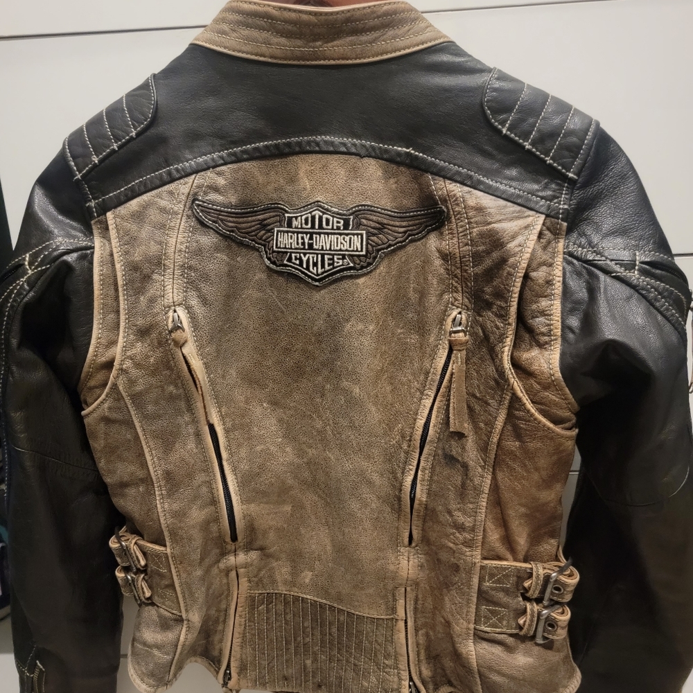Women's H-D Triple Vent System Gallun Leather Jacket